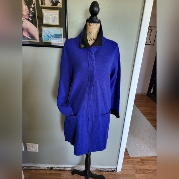 Chico's Jackets & Blazers - Chico's Wool Car Duster Coat High neck